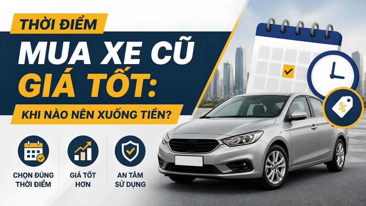 Thời Điểm Mua Xe Cũ Giá Tốt: Khi Nào Nên Xuống Tiền? Thời Điểm Mua Xe Cũ Giá Tốt: Khi Nào Nên Xuống Tiền?